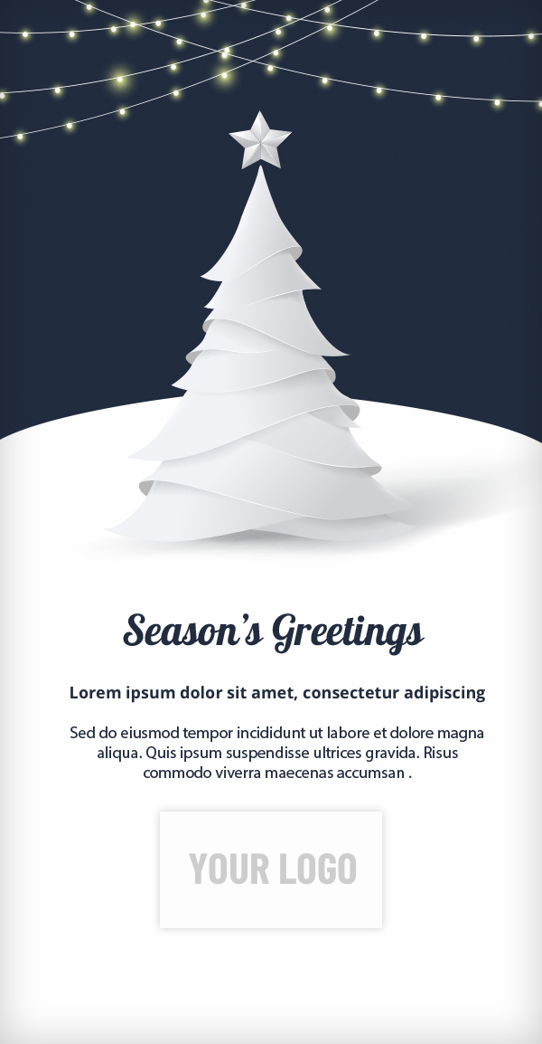 Snowy Christmas Tree